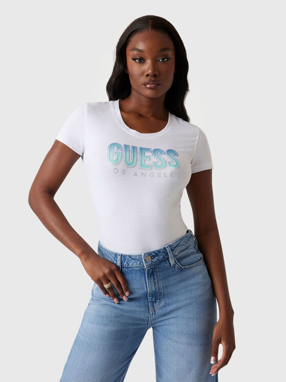 Tricou slim cu logo - 1