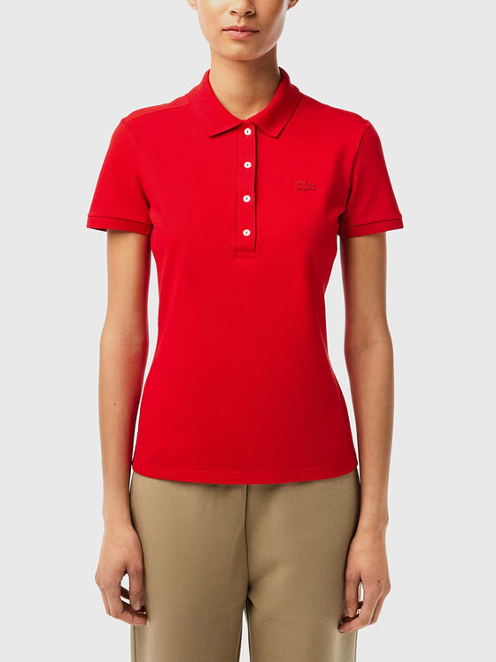 Tricou polo în roșu - 1