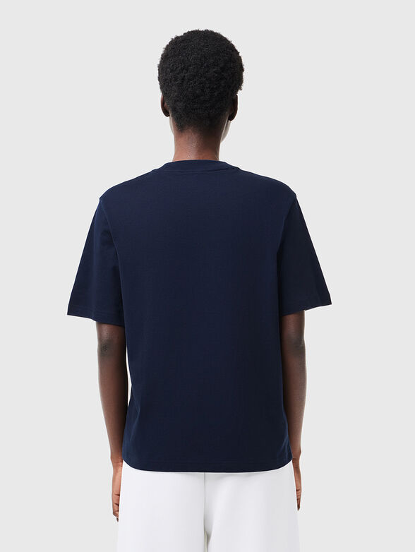Logo detail  black T-shirt  - 3