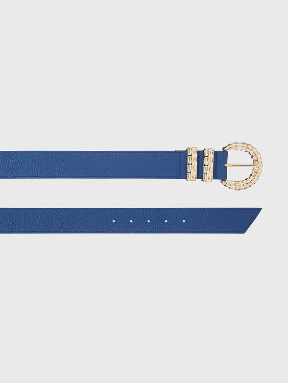 ERINI blue belt with glittering appliqués - 2