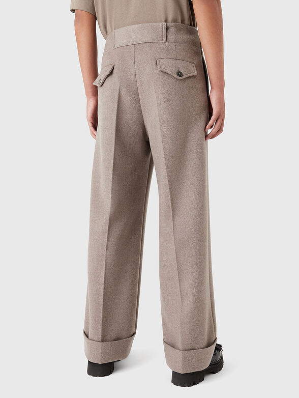 Straight wool trousers - 2