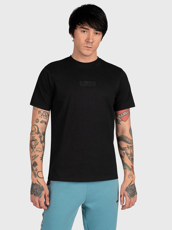 BELSH black T-shirt with logo lettering - 1