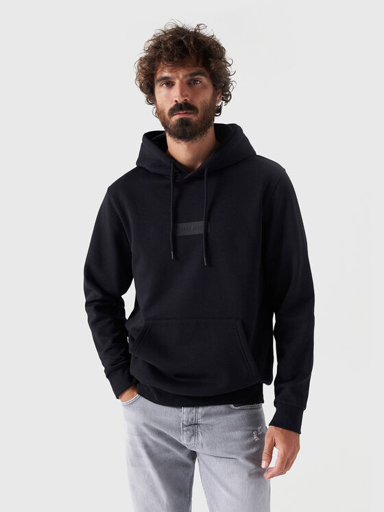 Black hooded sweatshirt  - 1