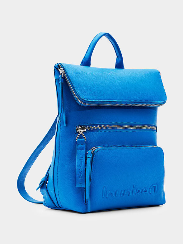 Eco leather backpack with embossed logo - 4