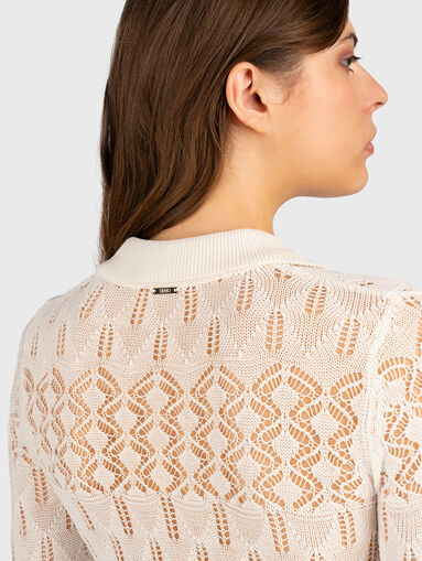 Full length knit cardigan - 4