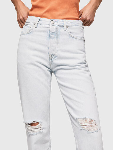 CELYN SKY white ripped jeans - 4