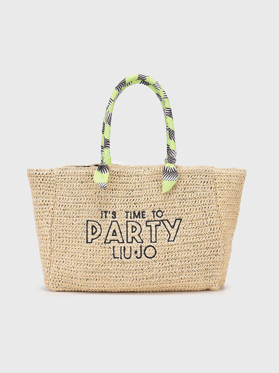 Large bag with contrasting lettering - 1