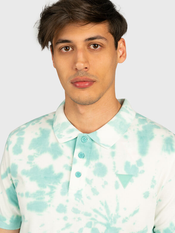 Polo-shirt with tie-dye print - 2