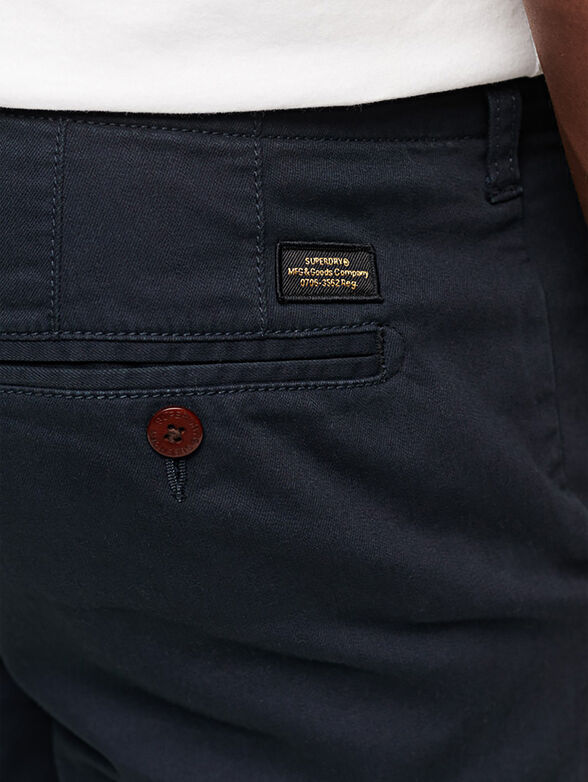 VINTAGE beige chino shorts - 3