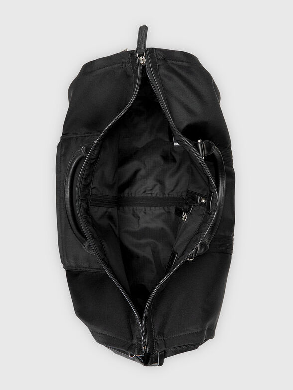 Black sports bag with logo detail - 5