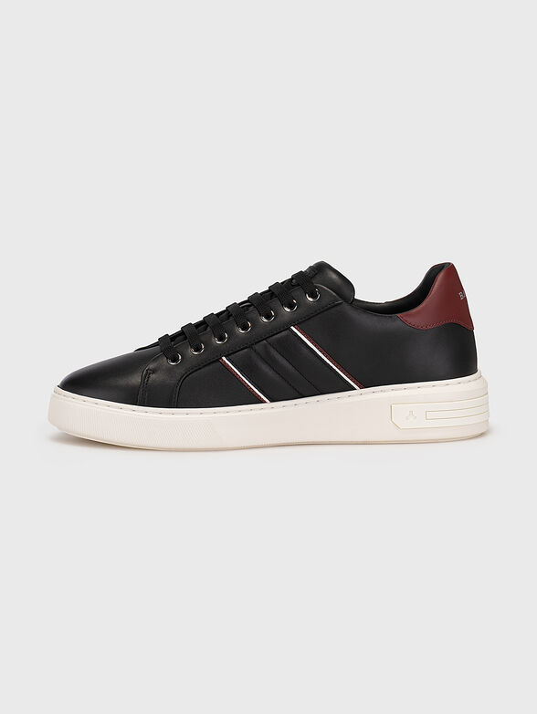 MEDDY leather sports shoes with contrast details - 4