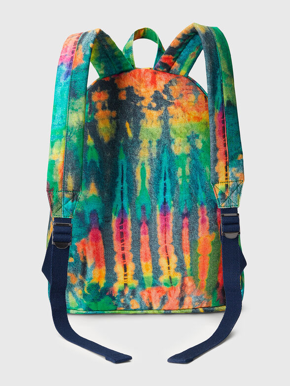 Backpack with multicolour print - 2