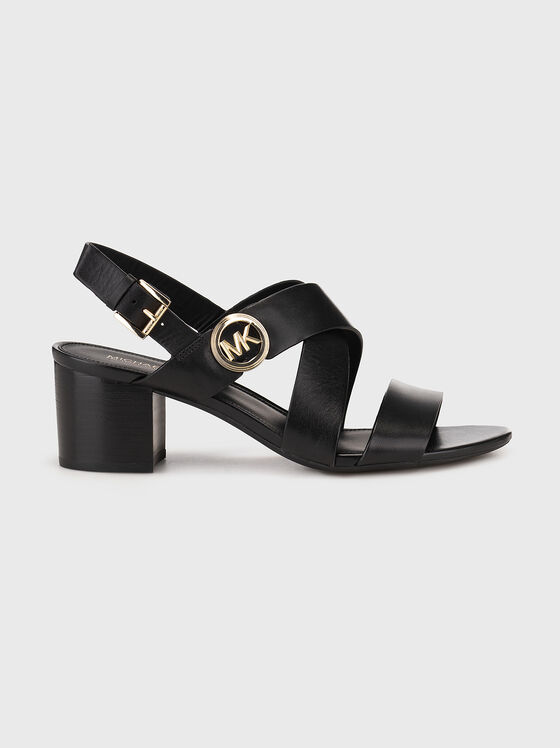 VERA FLEX leather heeled sandals - 1