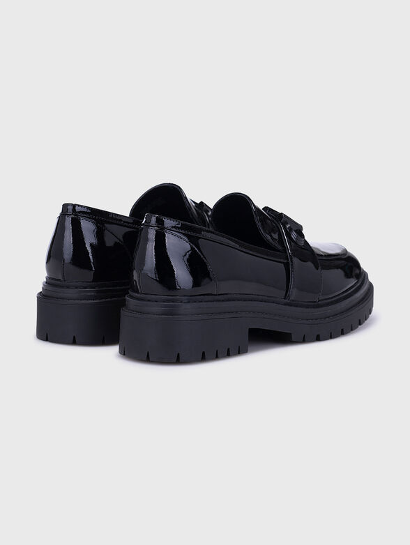 PARKER black loafers with lacquer effect - 3