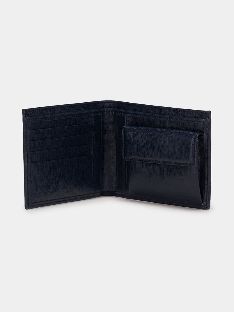 TEVERE wallet in dark blue color - 3