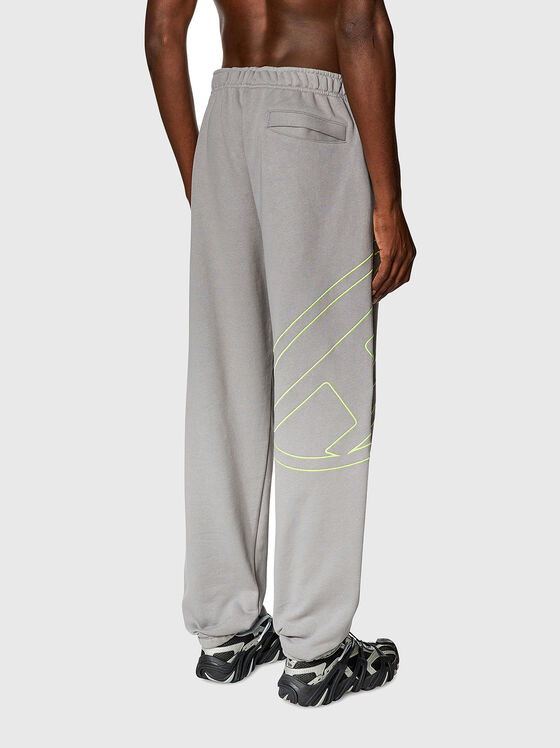 Logo-embroidered sweatpants in black  - 2