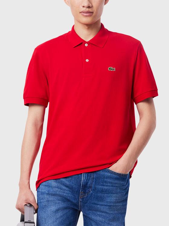 Tricou polo din bumbac cu logo - 1