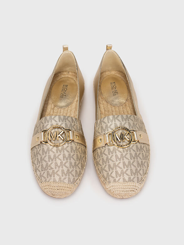 RORY espadrilles in gold color - 6