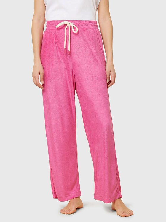 TERRY blue home pants - 1