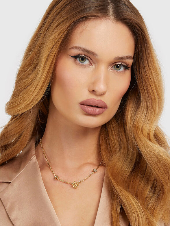 G-CUBE necklace in gold color - 2