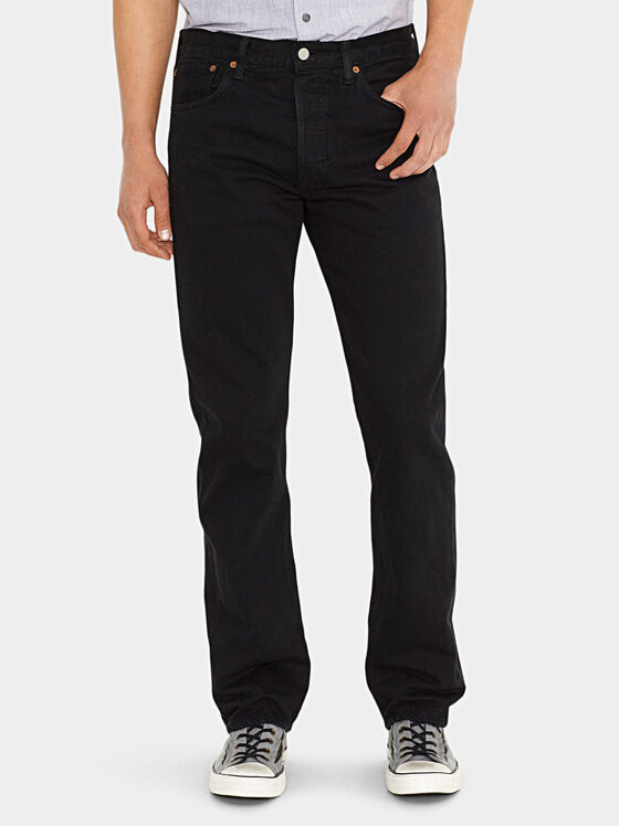 Black straight 501® jeans  - 1