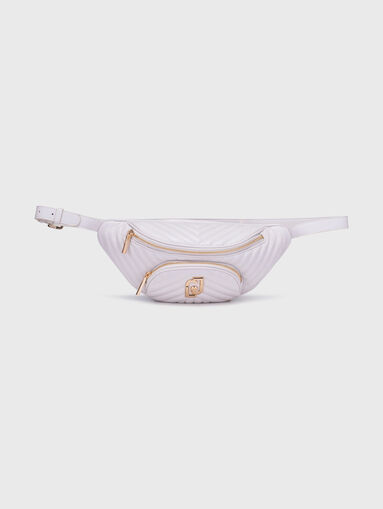 Black eco leather waist bag - 5