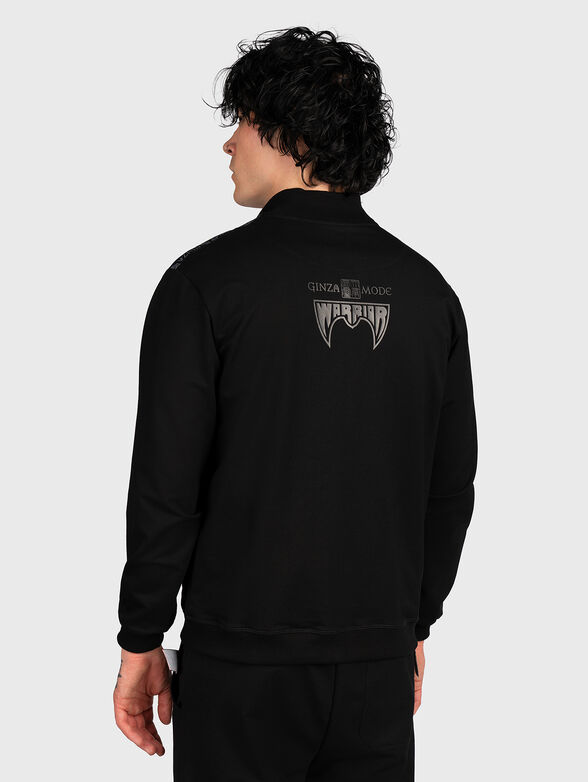 SWZ005 sweatshirt with zip and print on the back  - 5