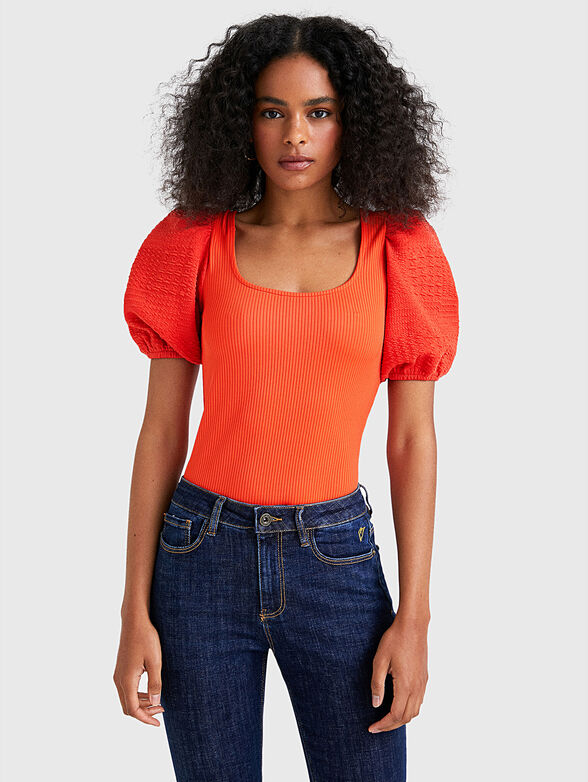 Body with puff sleeves - 1