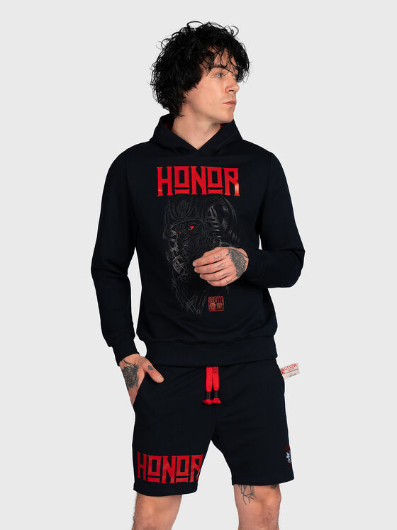 Hanorac cu imprimeu accentuat H017 - 1