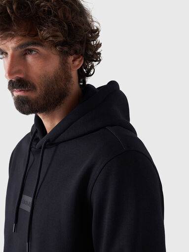 Black hooded sweatshirt  - 5