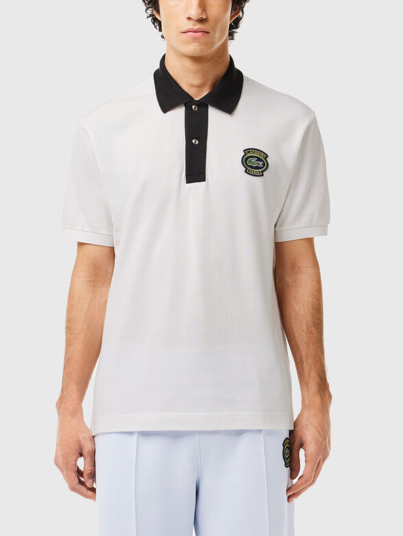 Polo-shirt with contrast collar - 1
