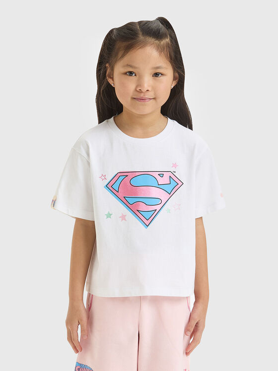 Tricou alb SUPERGIRL - 1