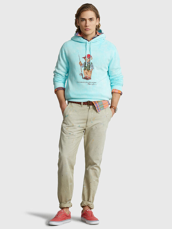 Hooded sweatshirt with Polo Bear print - 2