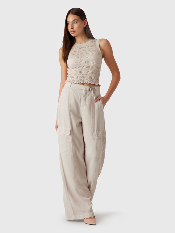 CLAIRE top with oval neckline - 2