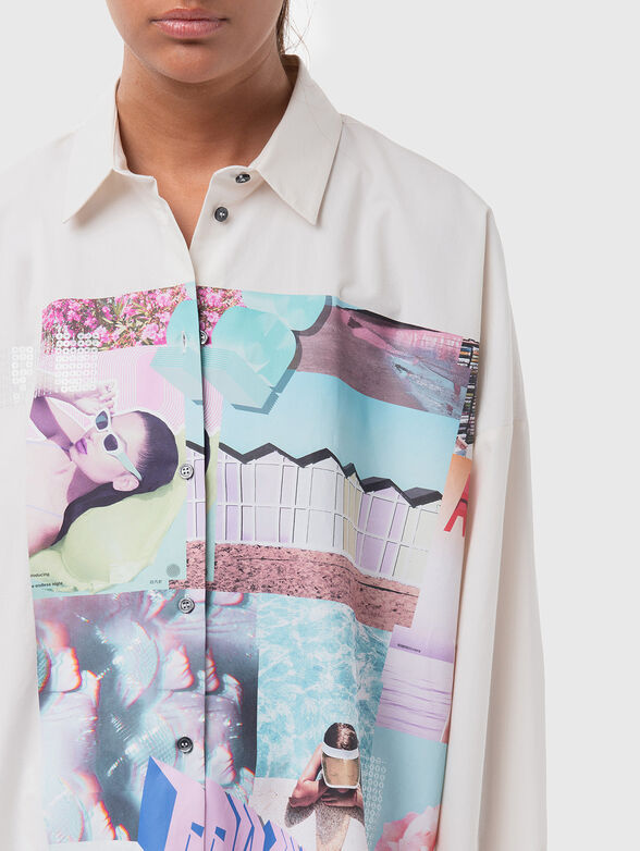 Tunic shirt with art print - 6