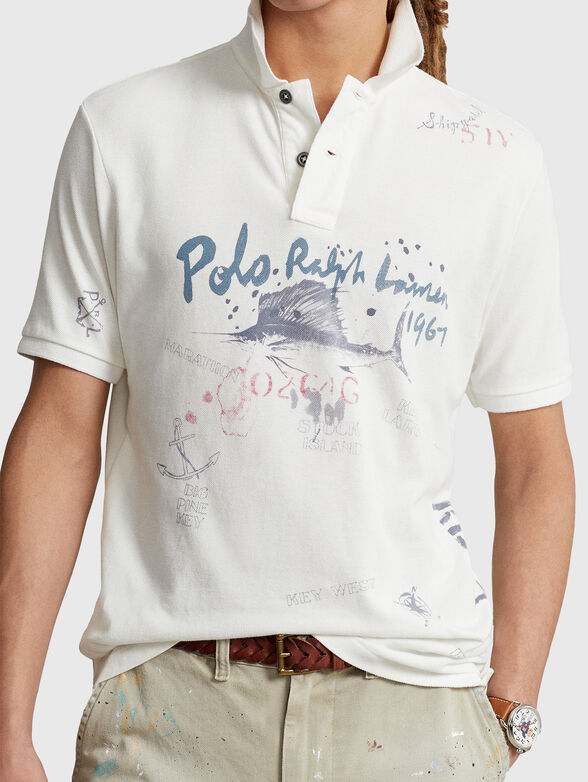 Polo-shirt with accent print - 3