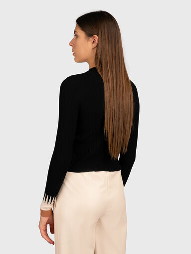 Wool blend cropped cardigan - 3