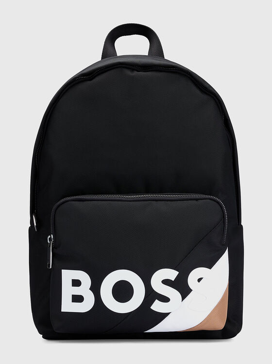 Backpack with contrasting logo  - 1