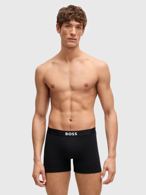 Set of three pairs of boxers with logo detail - 5