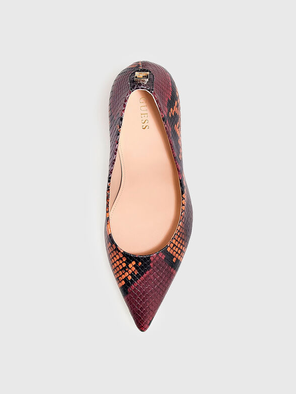 PIERA heeled shoes with animal print - 4
