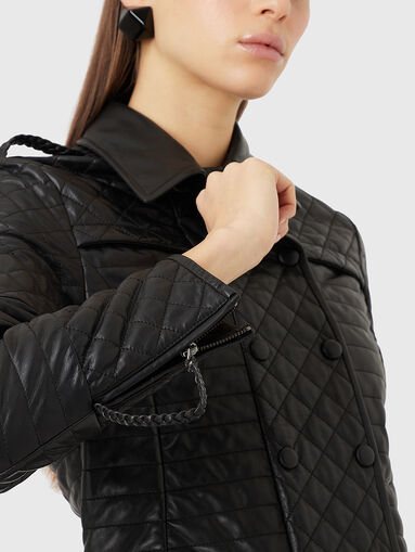 Black leather jacket  - 5
