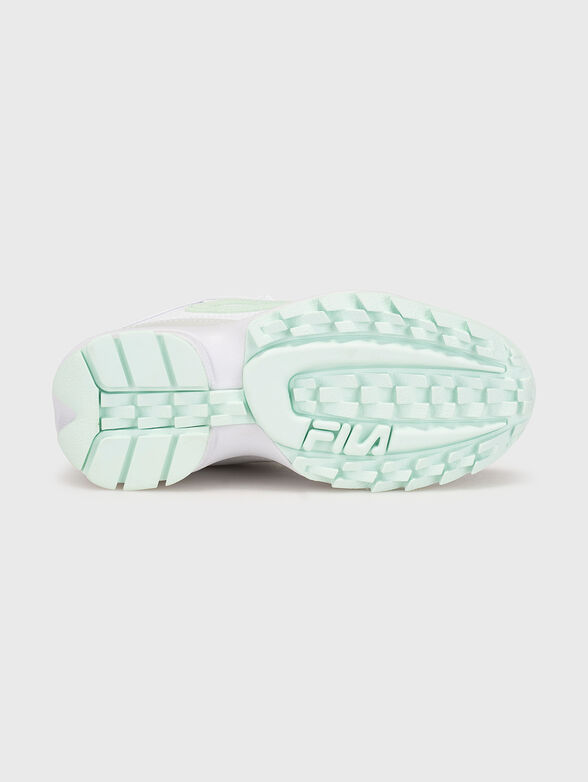 DISRUPTOR T white sports shoes with logo - 5