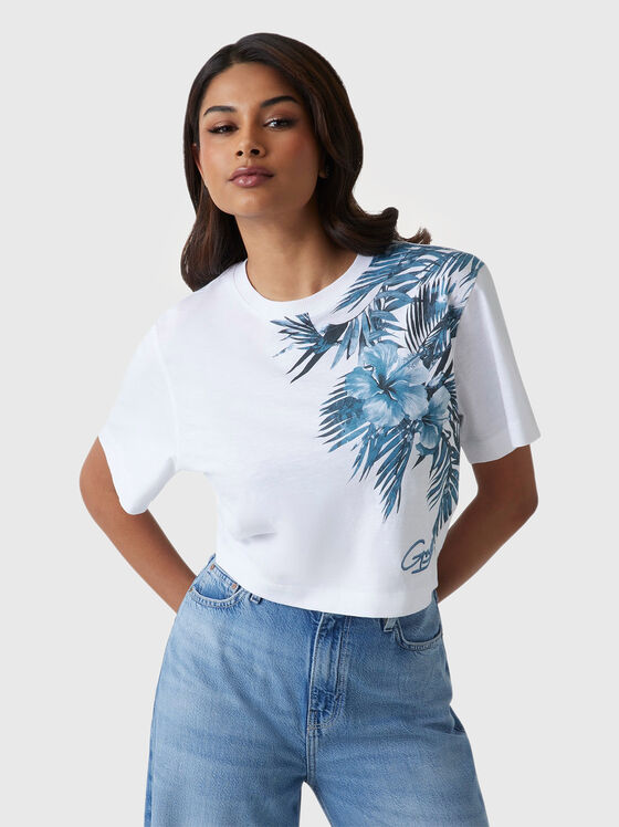 T-shirt with floral print - 1