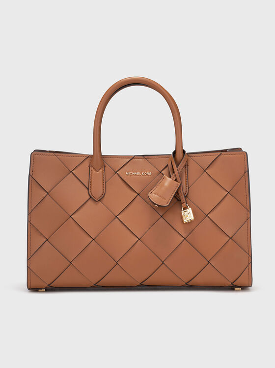 Leather bag with long handle - 1