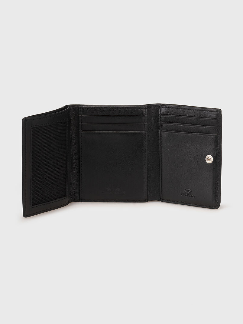 Black leather wallet - 3