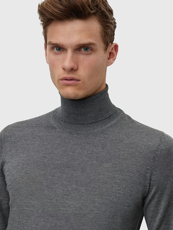 MUSSO-P wool sweater with turtleneck  - 4