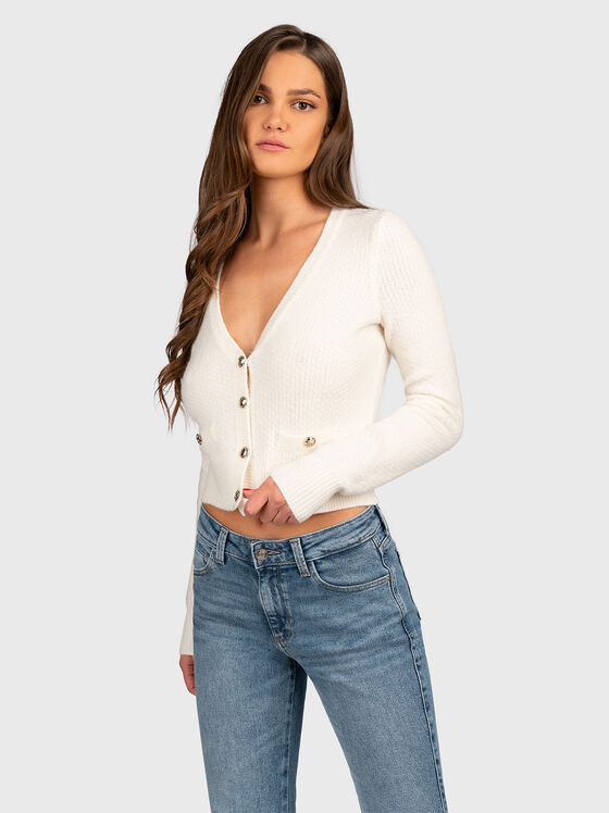 Cardigan SOPHIE cu nasturi de accent - 1