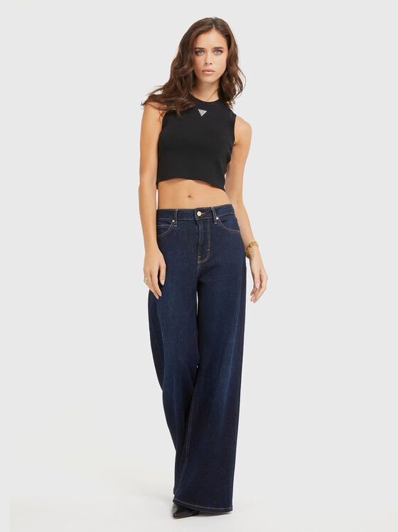 ALEXIA top with rhinestone detail - 2