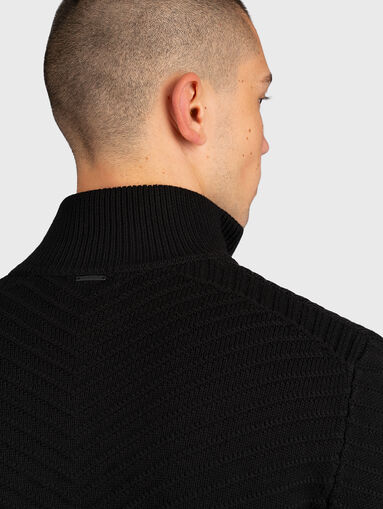 Knitted cardigan with zip - 5