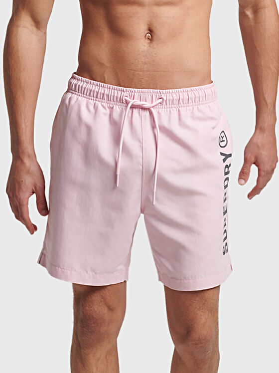 CORE SPORT beach shorts with logo accent - 1